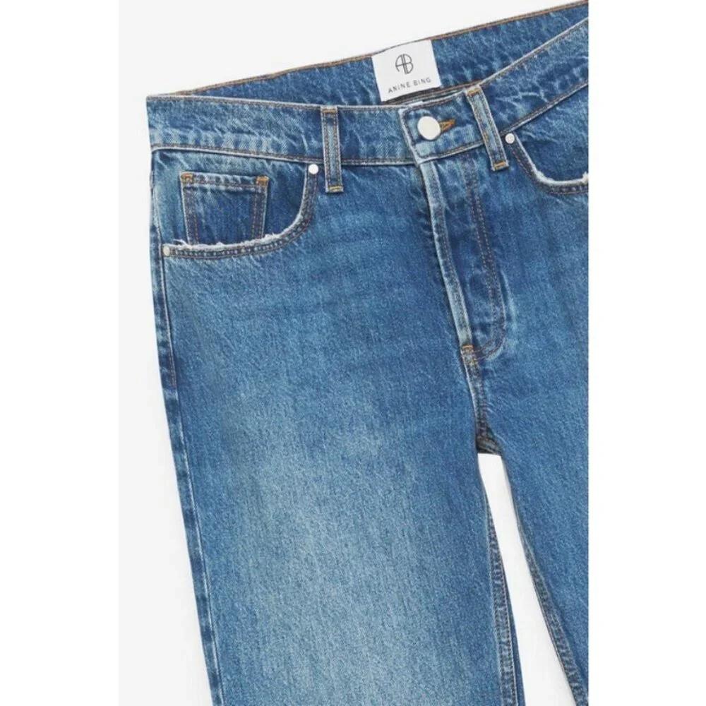 ๐ANINE BING๐ Knox Jean ~ Mineral Blue 28 NWT - Picture 7 of 16